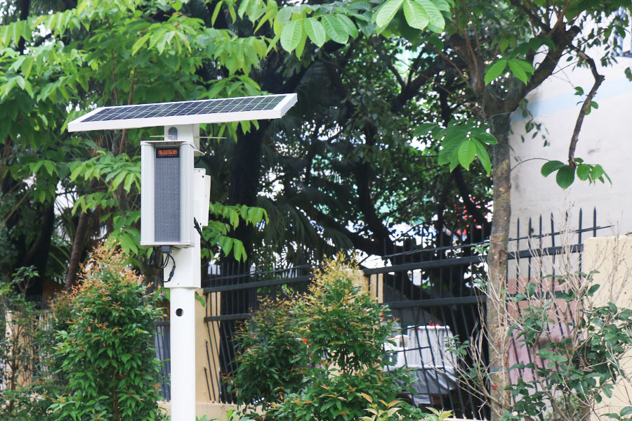 太陽能森林防火實拍視頻
